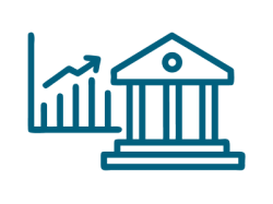 bar-chart-combined-with-a-bank-building 1