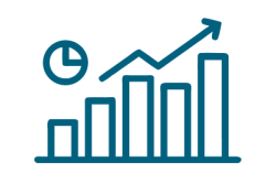 simple-bar-chart-with-an-upward-arrow--next-to-a-s 1